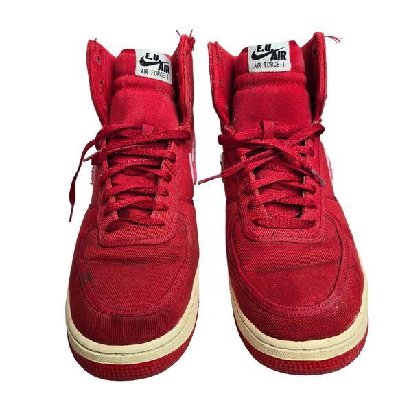 Nike Red - E U Air - Air Force 1 - Hi Top -Lace up - US 11 UK 10 EUR 45 CM 29 main image 9